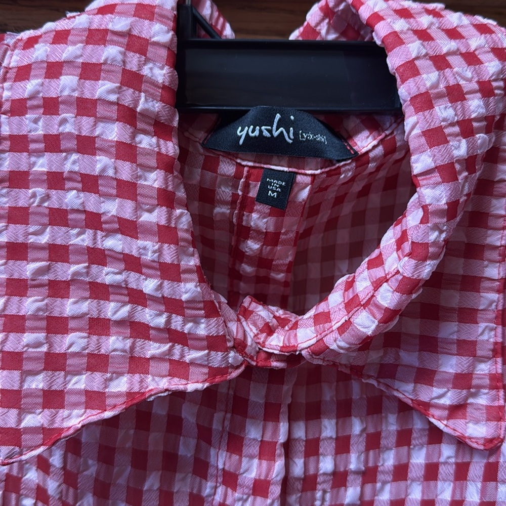 Shi by JOURNEYS Red and White Blouse - Picture 4 of 5
